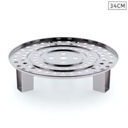 34Cm Stainless Steel Steamer Insert Stock Pot Steaming Rack Stockpot Tray