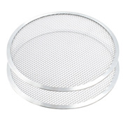 2X 12-Inch Round Seamless Aluminium Nonstick Commercial Grade Pizza Screen Baking Pan