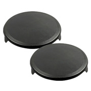 2X 33Cm Reversible Round Cast Iron Induction Crepes Pan Baking Cookie Pancake Pizza Bakeware