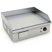 Electric Stainless Steel Flat Griddle Grill Bbq Hot Plate 2200W