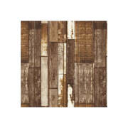 Decorative 3D Foam Wallpaper Panels Dark Wood 10Pcs