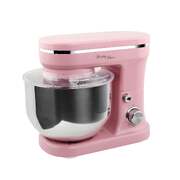 1200W Mix Master 5L Kitchen Stand Mixer W/Bowl/Whisk/Beater - Pink