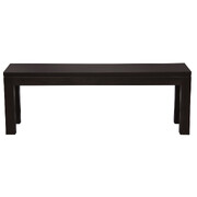 Solid Mahogany Timber Bench (Chocolate)