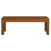 Solid Mahogany Timber Bench (Light Pecan)