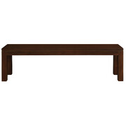 Large Solid Mahogany Bench (Mahogany)