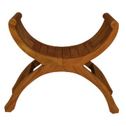 Solid Mahogany Single Seater Stool (Light Pecan)