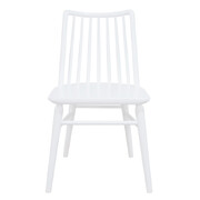 Riviera Solid Oak Dining Chair - Set of 2 (White)