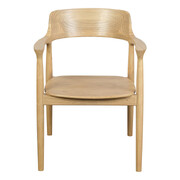 Nobu Solid Oak Arm Chair (Natural)