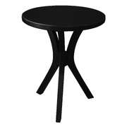 Gatsby Round Side Table Small Black Sleek Modern Design 