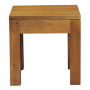 Solid Timber Lamp Table (Light Pecan)