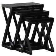 Z Style Nest Of Table (Black)