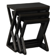 Manhattan Nest of Tables - Set of 3 (Chocolate)