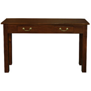 2 Drawer Straight Leg Sofa/Hall Table (Mahogany)