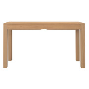Amsterdam 2 Drawer Solid White Mindi Sofa Table (Natural)
