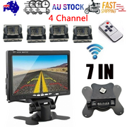 1080P Wireless Truck Backup Camera Kit with 7 Inch LCD Screen and Full 360 Degree Coverage