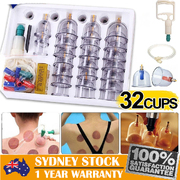 32 Cups Vacuum Cupping Massage Acupuncture Suction Massager