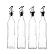 Olive Oil Vinegar Pourer Glass Bottle
