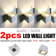 2PCS 12W LED Wall Light Waterproof Up Down Lamp