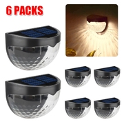 Solar Powered Led Wall Fence Lights