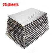 Self-Adhesive Sound Deadener Heat Shield Insulation Mat - 24 Sheets