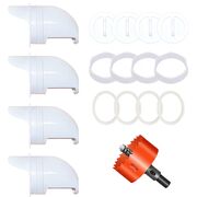 4 Port Diy Chicken Feeder Pvc Gravity Fed