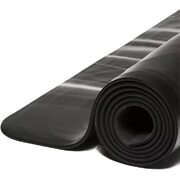 Natural Rubber Yoga Mat, Extra 4.5Mm, Thick & Large Mat, High-Density, Anti-Tear Black (L1830* W680* H4.5Mm)