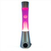 Motion Lamp Silver/Pink/White Bluetooth Speaker