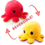 Reversible Plushie - Octopus Red/Yellow