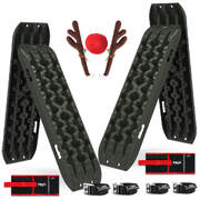 Recovery Tracks Boards 4WD 10T 4PCS Offroad Vehicle Sand Mud Olive