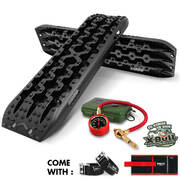 Recovery Tracks Boards Sand Truck Mud 4Wd 4X4 Gen3.0 Black/ Tyre Tire Deflator