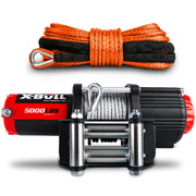 5000Lbs 12V Electric Winch Wireless Steel Cable Adventure