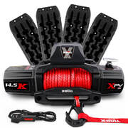 Electric Winch 14500Lbs 12V Black Rope