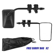 Universal Clamp On Towing Mirrors A Pair