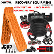 Enhanced 4X4 Recovery Gear: Kinetic Rope & Recovery Tracks