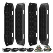 Recovery Tracks Sand Track Mud Snow 2 Pairs Gen 2.0 Accessory 4Wd - Black