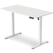 Standing Desk Electric Height Adjustable Sit Stand White Desktop