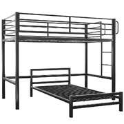 Single Loft Bed And Single Underbed Multifunctional Space Saving
