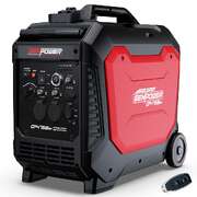  4.7kW Peak 3.8kW Inverter Generator, Push Button & Remote Start