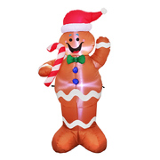 1.5m Gingerbread Man Christmas Inflatable with LED FS-INF-06