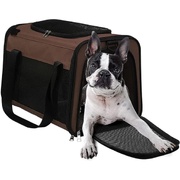 Portable Pet Carrier-M Size (Brown)