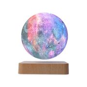 Magnetic Levitating Galaxy Moon (Light Brown Base)