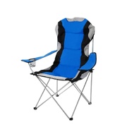 Blue Camping Folding Chair - Convenient & Comfortable Seating for Outdoors