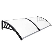 Awning Canopy Outdoor Uv Patio Rain Cover Clear White 1M X 2.4M