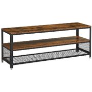 Industrial TV Stand for Screen Size up to 60 Inches Rustic Brown LTV50BX