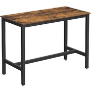 Bar Table Industrial Kitchen Table Dining Table With Solid Metal Frame Wood Look