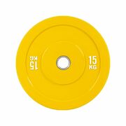Colour Bumper Plate 15Kg Yellow