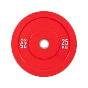 Colour Bumper Plate 25Kg Red