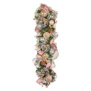 Premium 100cm Christmas Garland Jewelled Baubles & Berries Tree Decoration Ornament Pink