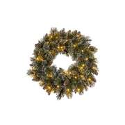 61cm christmas wreath cashmere pine with led lights front door decoration ornament