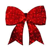 Christmas Display Bow 91cm with LED and Twinkle Lights 5 Functions Christmas Festive